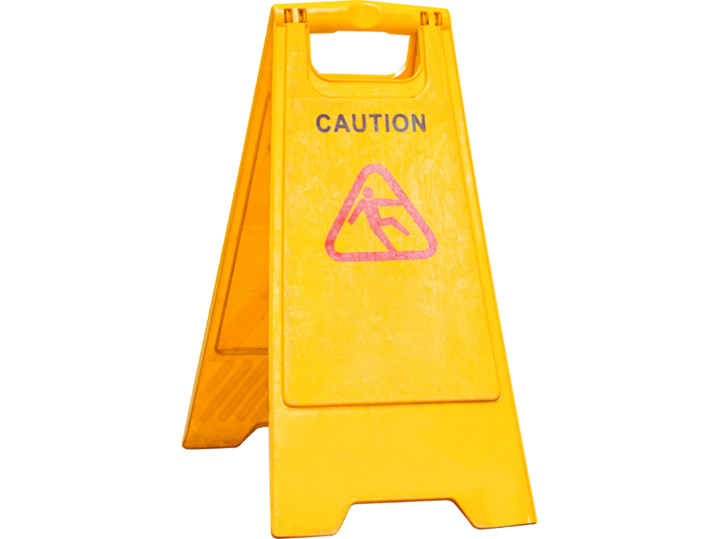 Caution sign